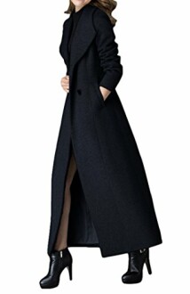 Women's Cashmere Coat Long Trench Coat