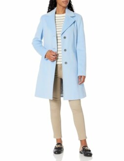 Calvin Klein Classic Cashmere Wool Blend Coat